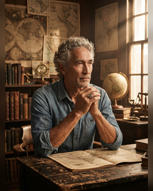 Anello Il Viaggiatore — Chevalier Argento o Bronzo Uomo | Made in Italy