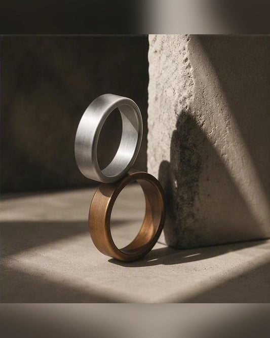 Anello I Gemelli — Argento 925 o Bronzo Uomo | Made in Italy