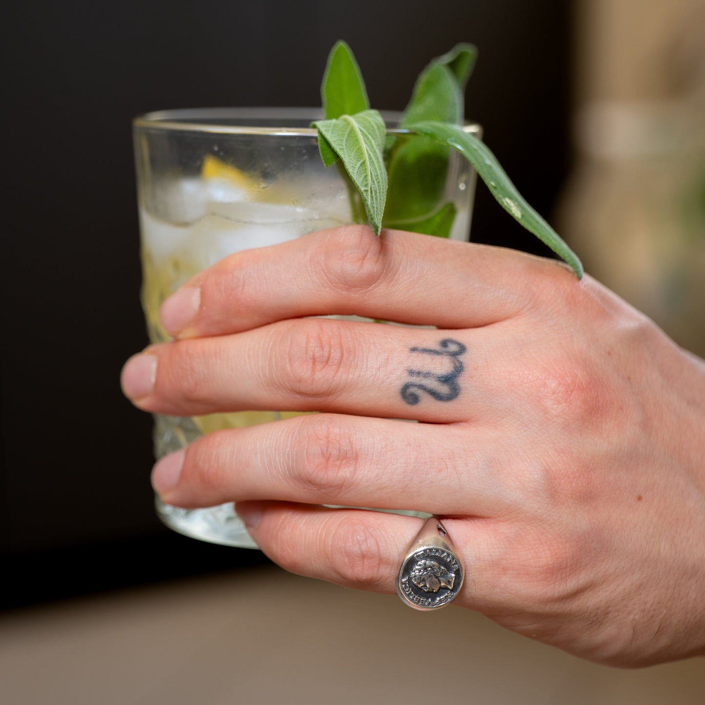 Lira Coin Dolce Vita Chevalier Ring
