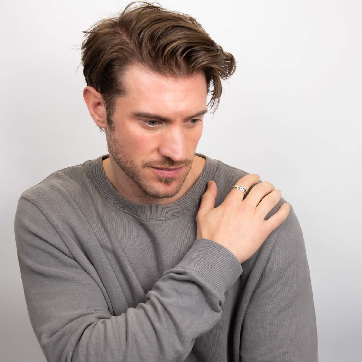 Anello Fascia Celtica in Argento Uomo - BDG Accessories