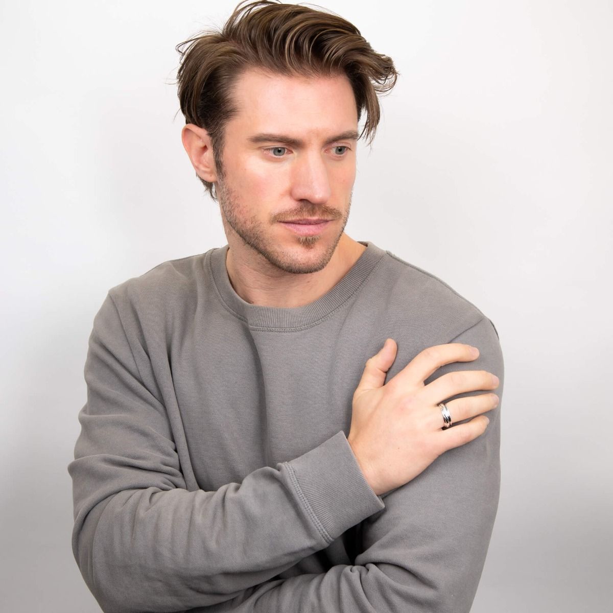 Anello Spinner Design in Argento Moderno - BDG Accessories