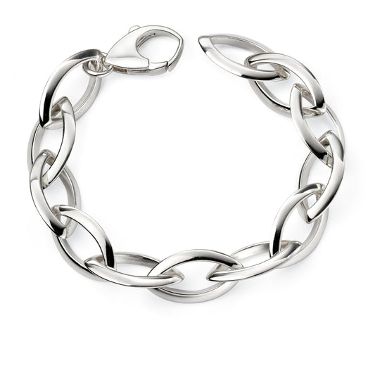 BDG Accessories Bracciale A Maglie In Argento Design Elegante - BDG Accessories