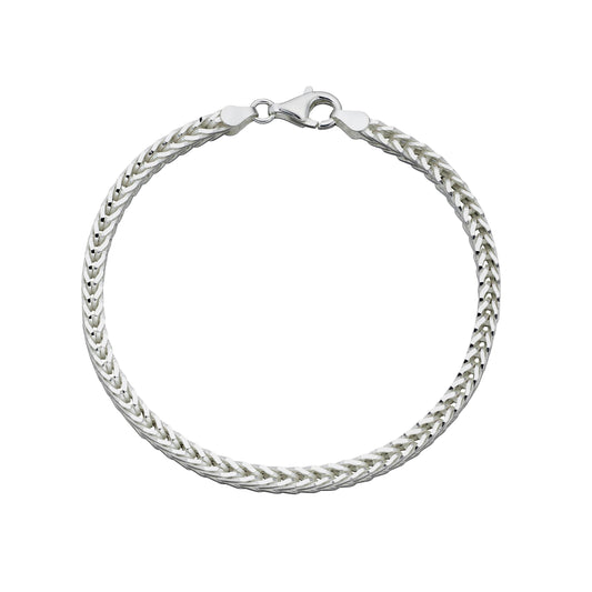 Bracciale Argento Uomo Coda Di Volpe Elegante - BDG Accessories