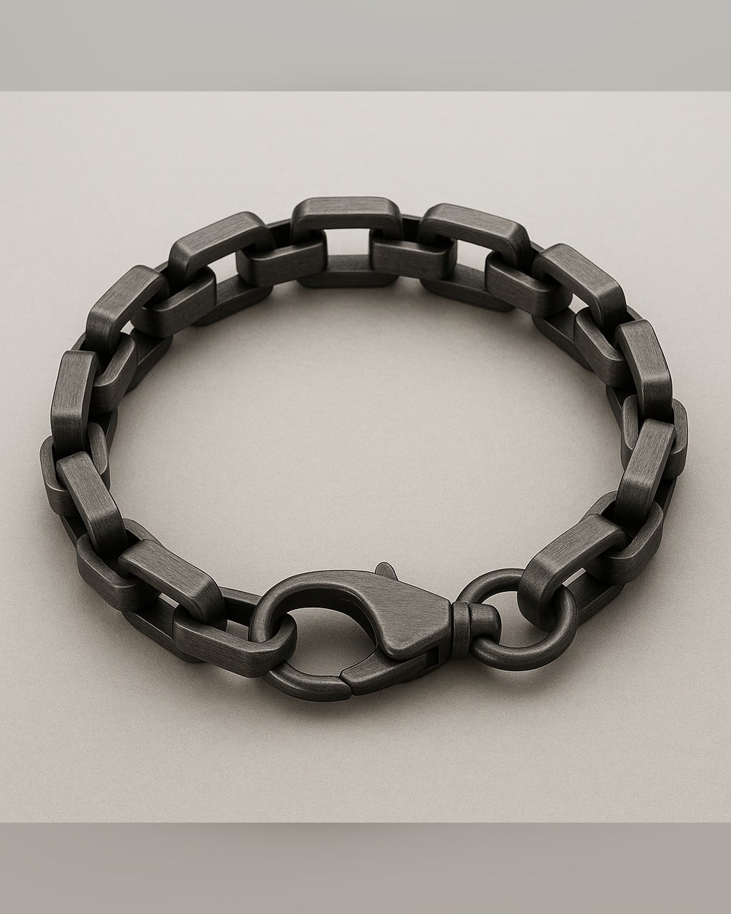 Bracciale L'Armatura — Argento Brunito Uomo | Made in Italy - BDG Accessories