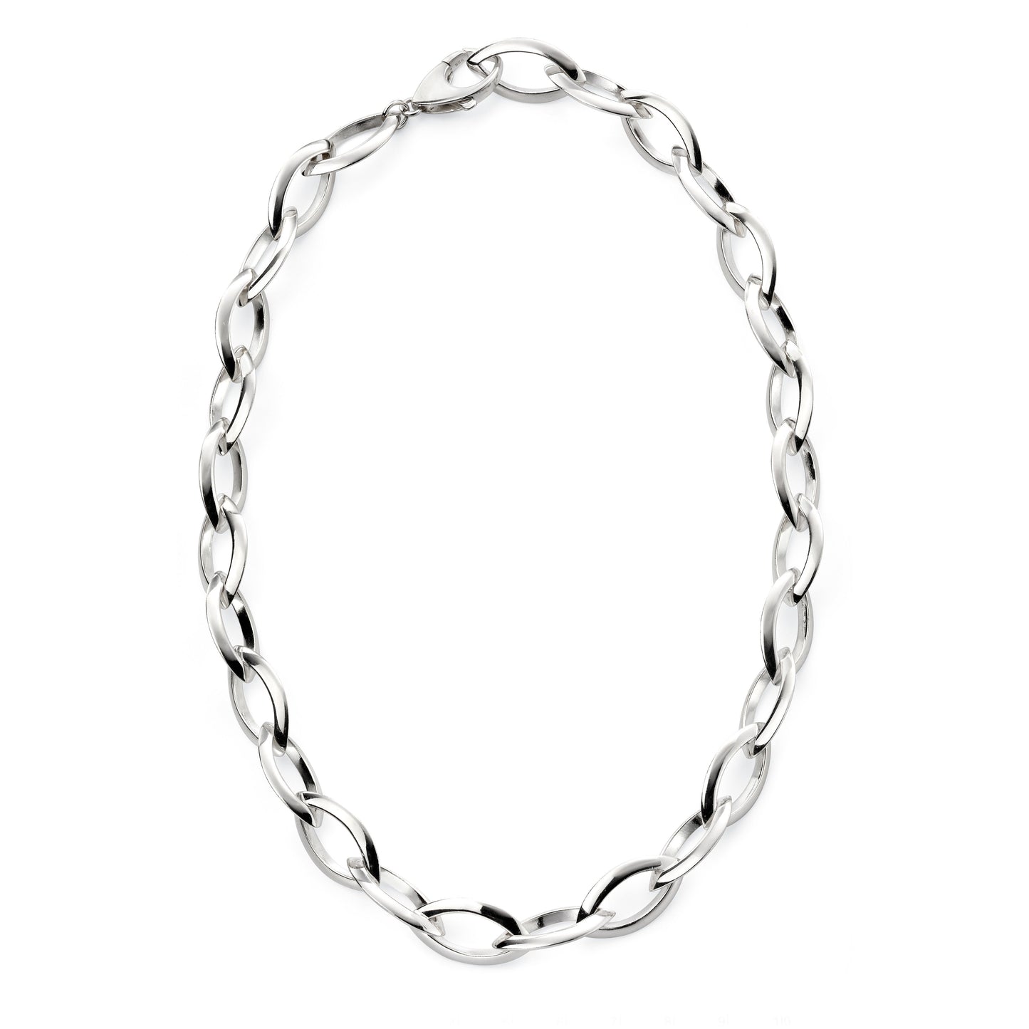 Collana In Argento Con Catena Marquise Elegante - BDG Accessories