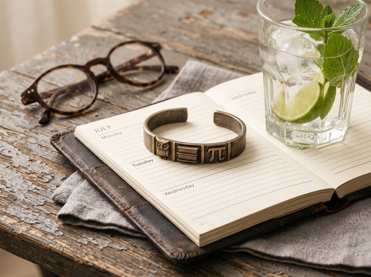 Bracciale Il Saggio Viaggiatore, Bracciale in Bronzo o in argento invecchiato - BDG Accessories