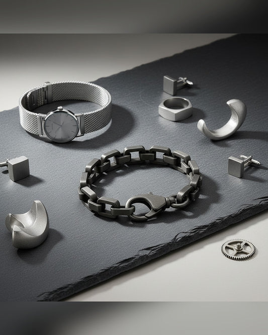 Bracciale L'Armatura — Argento Brunito Uomo | Made in Italy