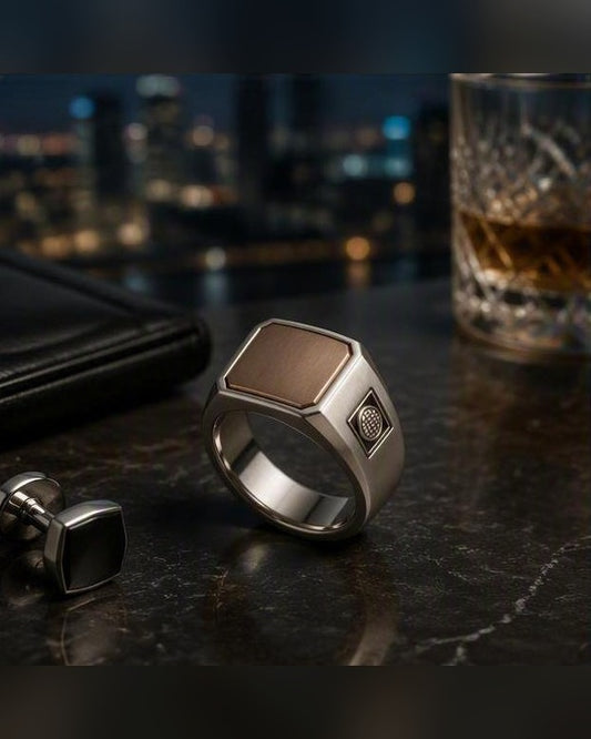 Anello Il Sigillo — Chevalier Argento 925 Uomo | Made in Italy