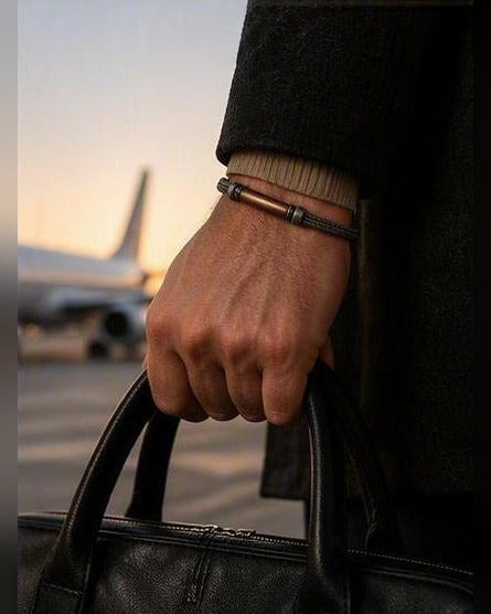 Bracciale Il Tessuto — Argento 925 Uomo | Made in Italy
