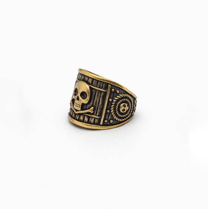 Anello Uomo Argento Black Sails: Accessorio da Pirata.