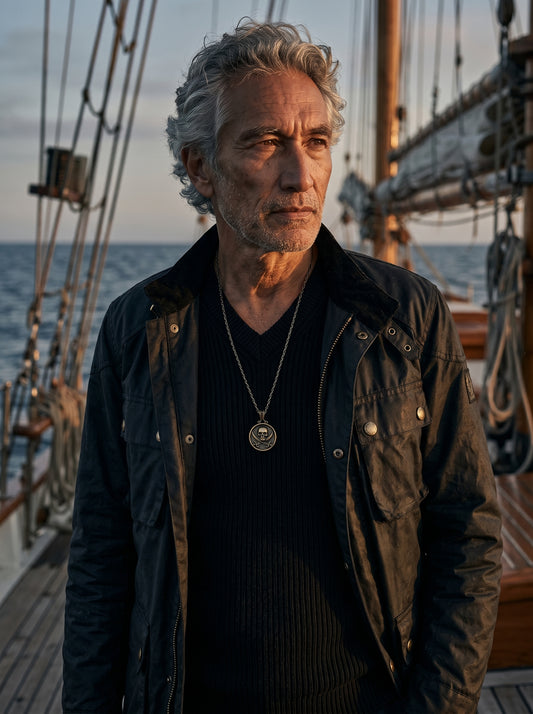 Collana In Argento e Bronzo Black Sails Pirati