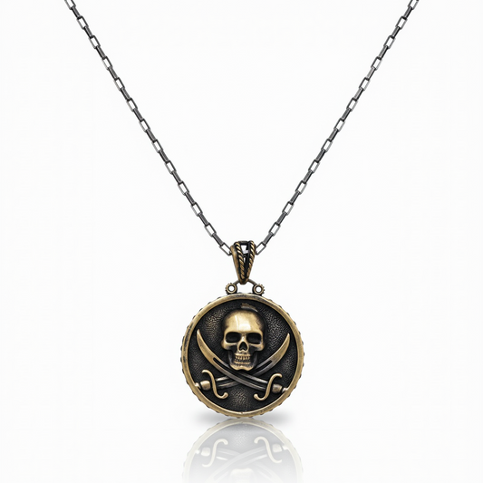 Collana In Argento e Bronzo Black Sails Pirati