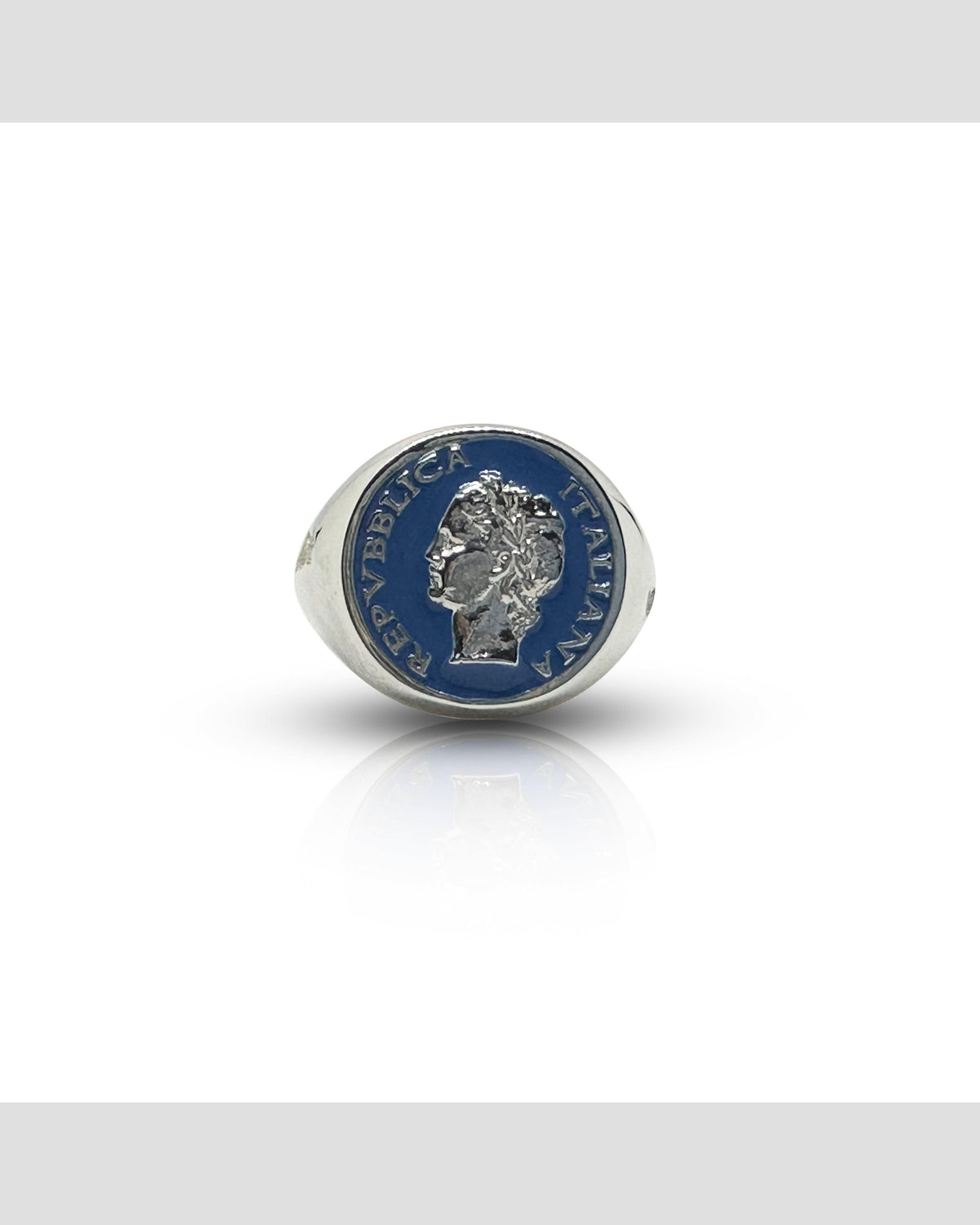Anello Chevalier Dolce Vita — Argento 925 Smalto Uomo | Made in Italy