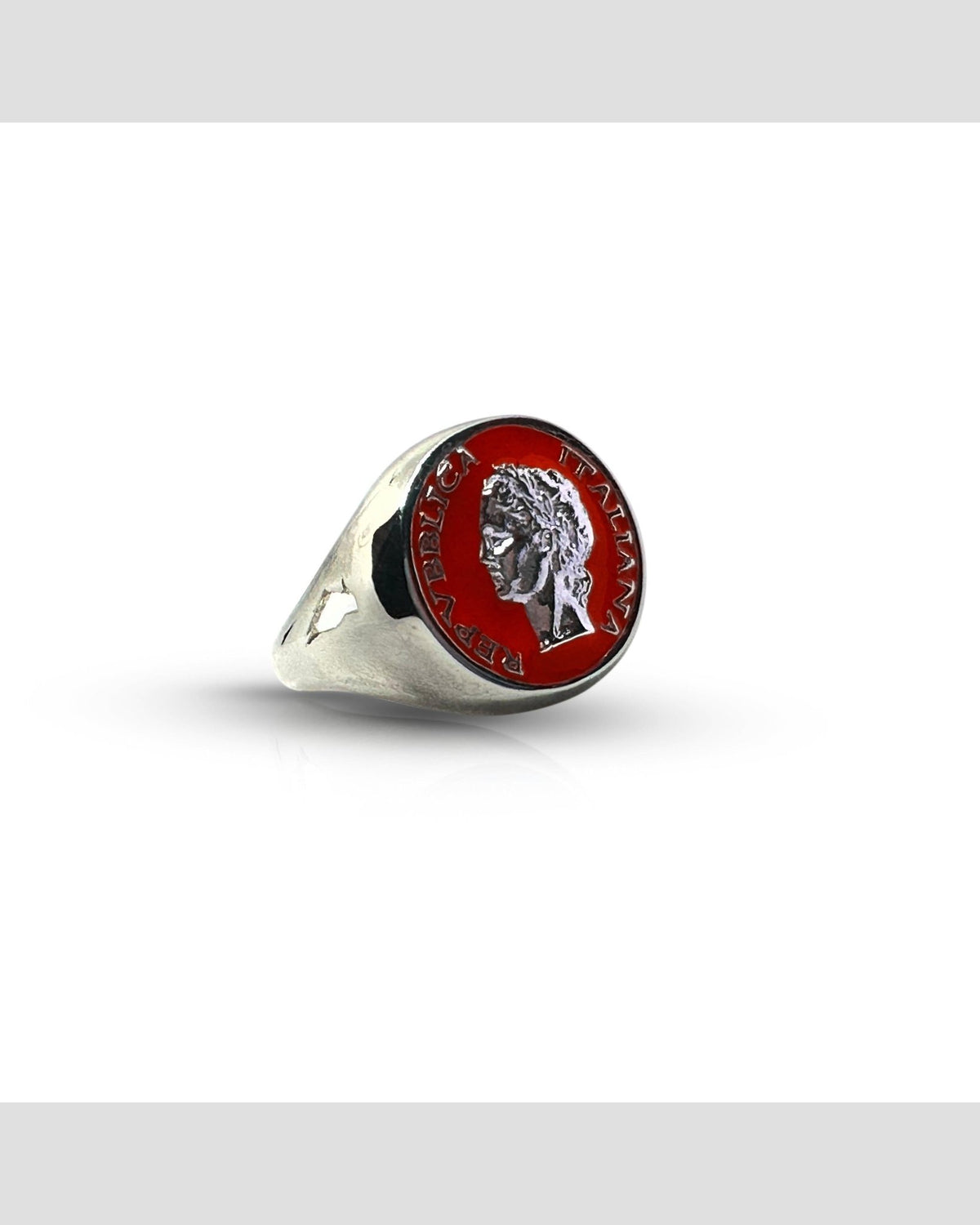 Anello Chevalier Dolce Vita — Argento 925 Smalto Uomo | Made in Italy - BDG Accessories