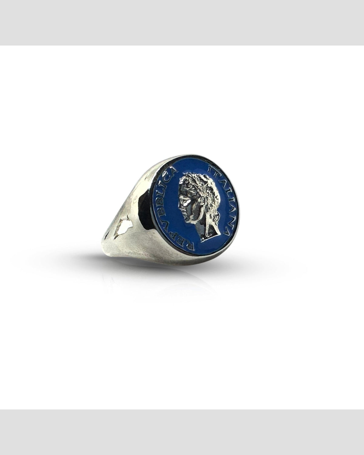 Anello Chevalier Dolce Vita — Argento 925 Smalto Uomo | Made in Italy - BDG Accessories