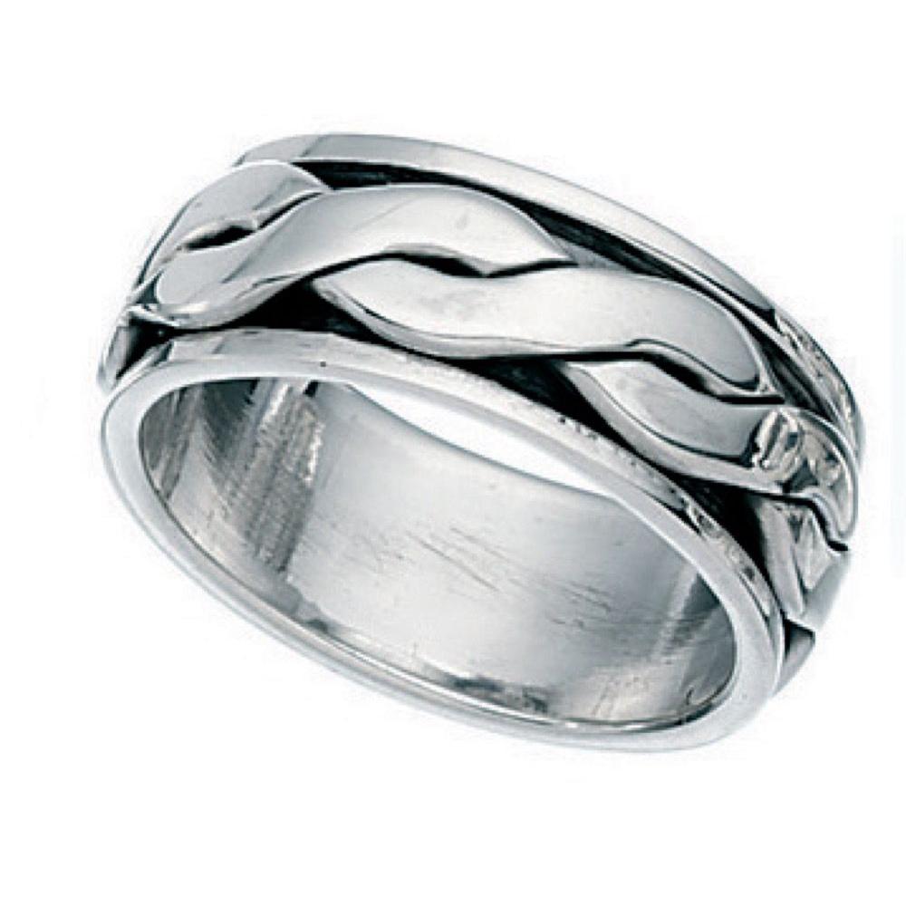 Anello Fascia Celtica in Argento Uomo - BDG Accessories