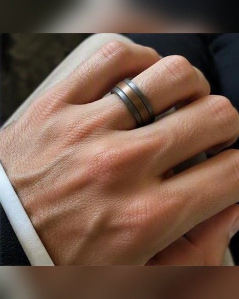 Anello Il Doppio — Argento 925 Uomo | Made in Italy - BDG Accessories