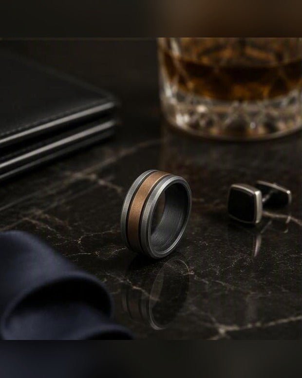 Anello Il Doppio — Argento 925 Uomo | Made in Italy - BDG Accessories
