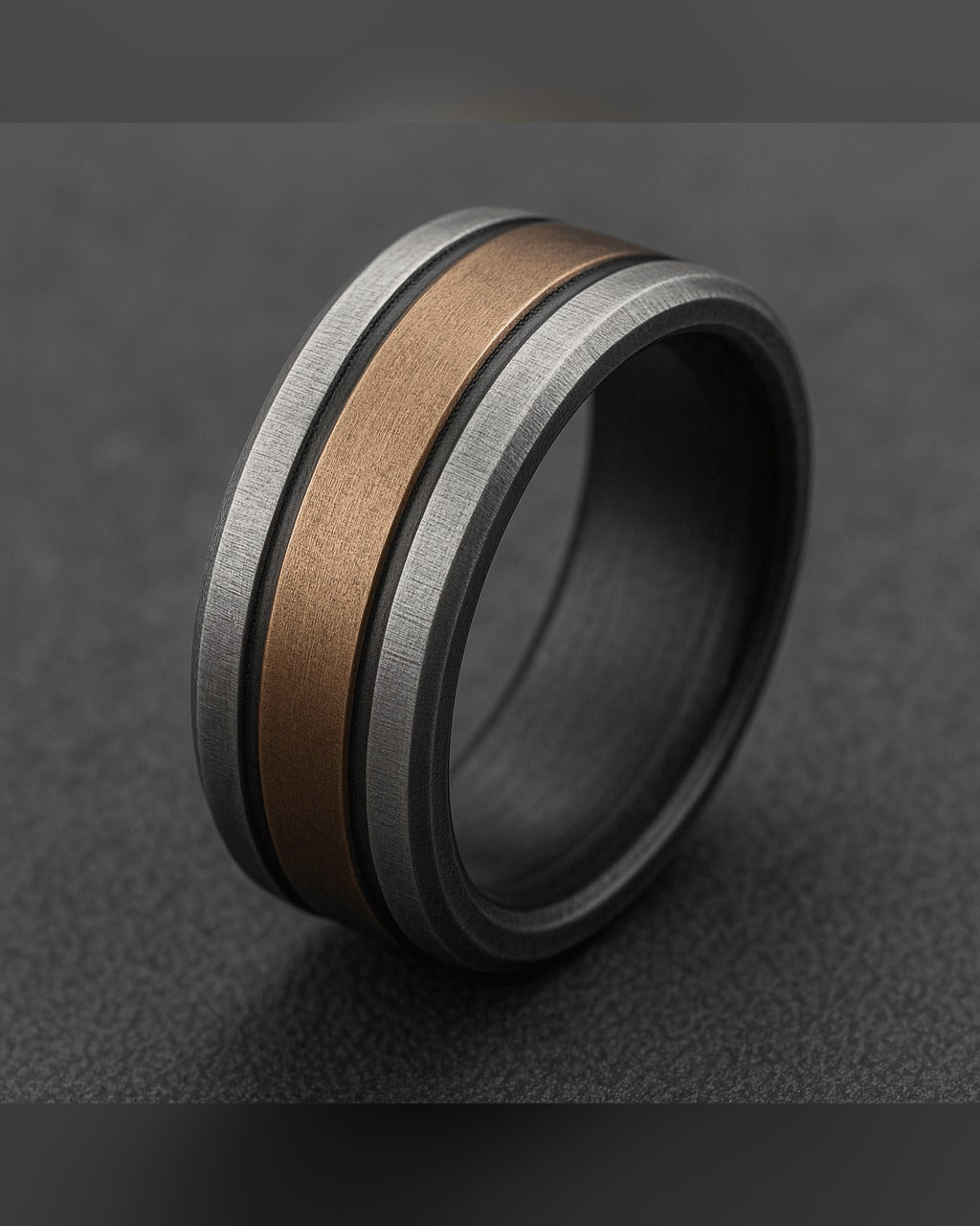 Anello Il Doppio — Argento 925 Uomo | Made in Italy - BDG Accessories