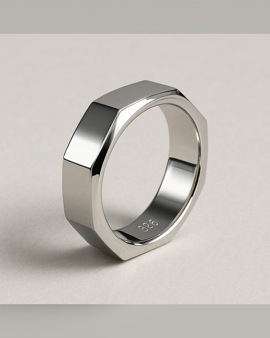 Anello Il Prisma — Argento 925 Chevalier Uomo | Made in Italy - BDG Accessories