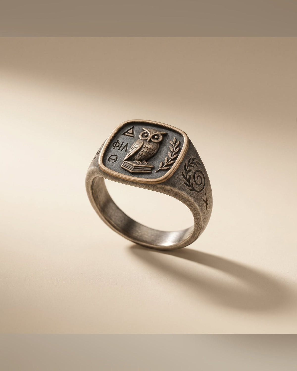 Anello Il Saggio — Chevalier Argento o Bronzo Uomo | Made in Italy - BDG Accessories