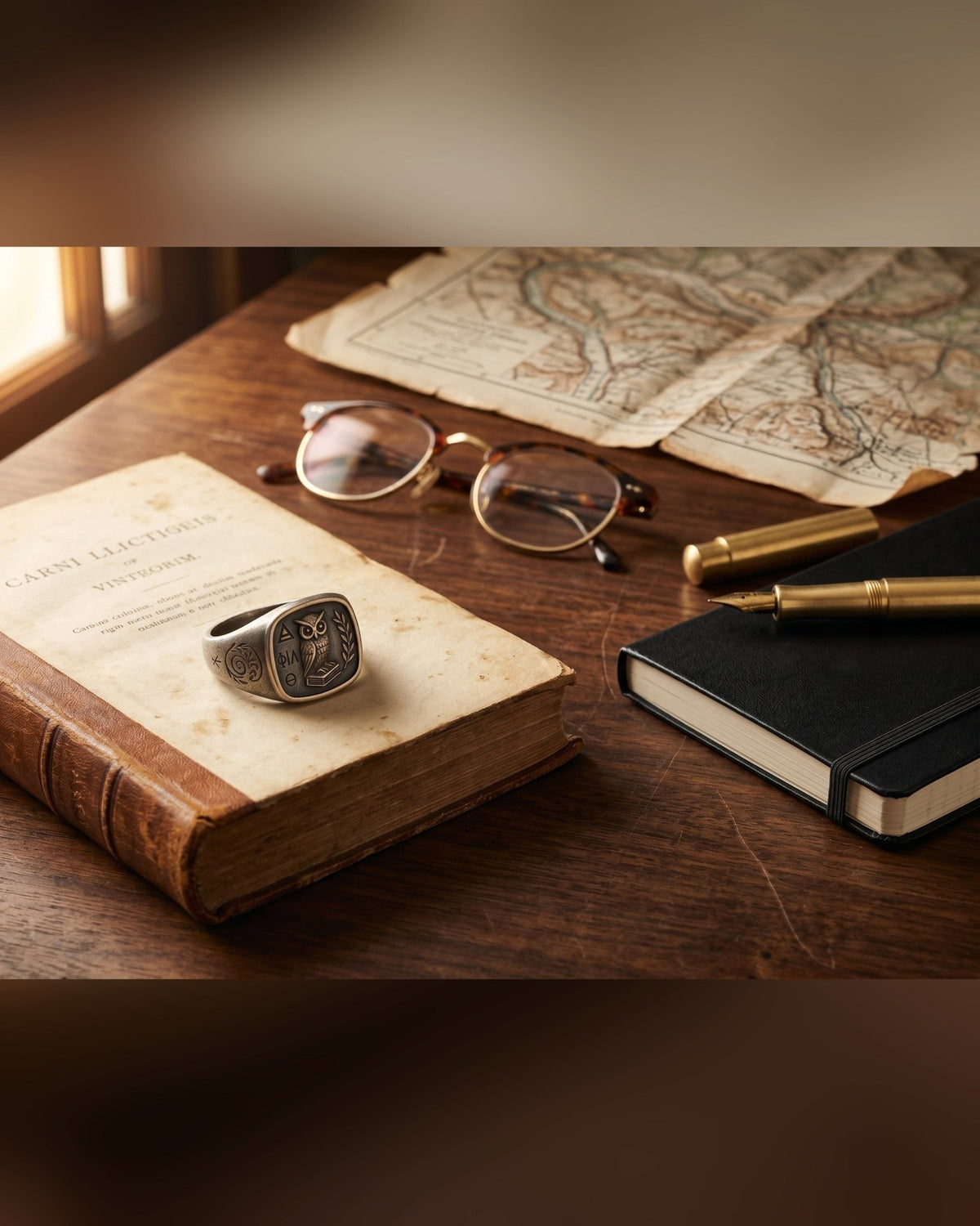 Anello Il Saggio — Chevalier Argento o Bronzo Uomo | Made in Italy - BDG Accessories