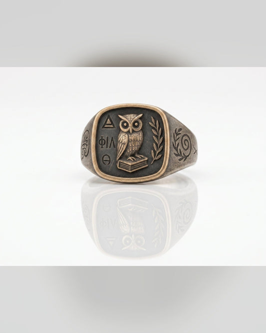 Anello Il Saggio — Chevalier Argento o Bronzo Uomo | Made in Italy - BDG Accessories