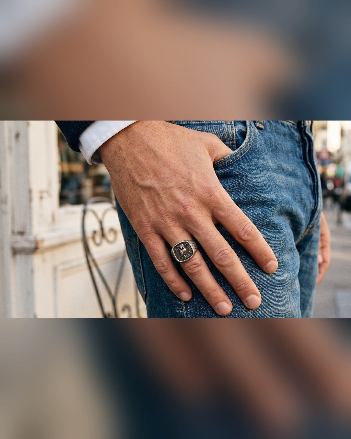 Anello Il Saggio — Chevalier Argento o Bronzo Uomo | Made in Italy - BDG Accessories
