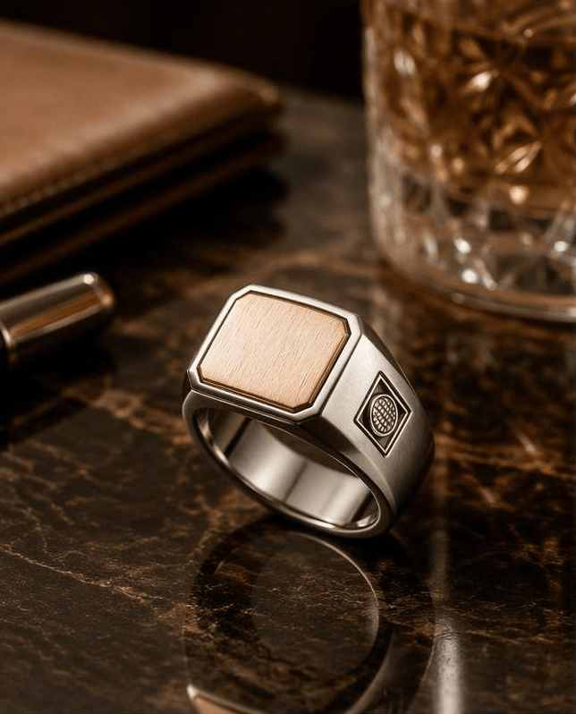 Anello Il Sigillo — Chevalier Argento 925 Uomo | Made in Italy - BDG Accessories