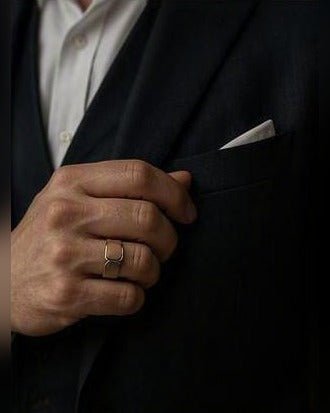 Anello Il Sigillo — Chevalier Argento 925 Uomo | Made in Italy - BDG Accessories