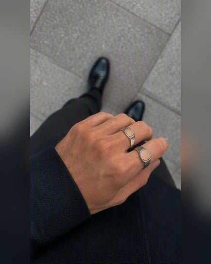 Anello Il Sigillo — Chevalier Argento 925 Uomo | Made in Italy - BDG Accessories