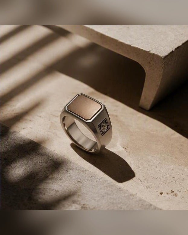 Anello Il Sigillo — Chevalier Argento 925 Uomo | Made in Italy - BDG Accessories