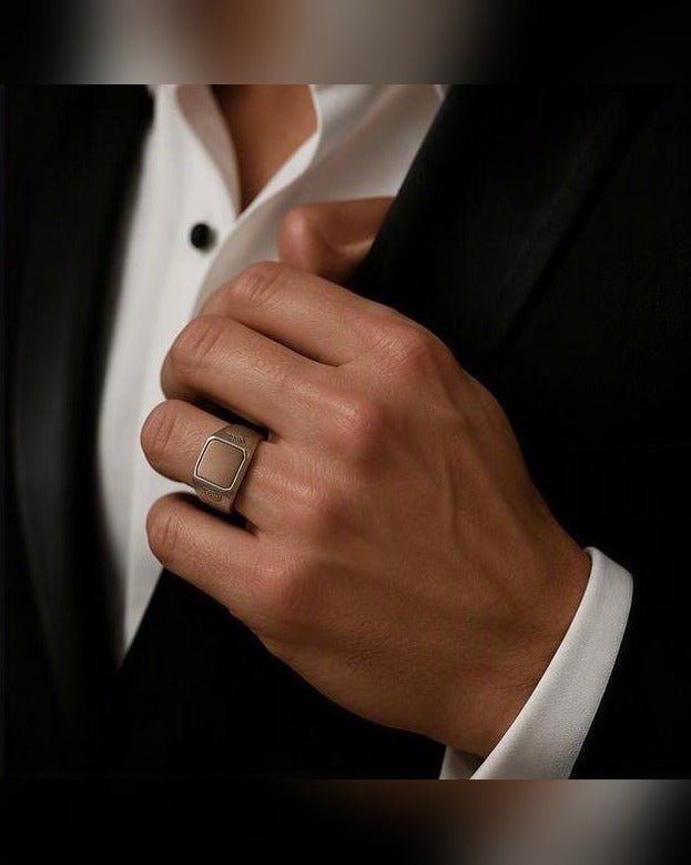 Anello Il Sigillo — Chevalier Argento 925 Uomo | Made in Italy - BDG Accessories
