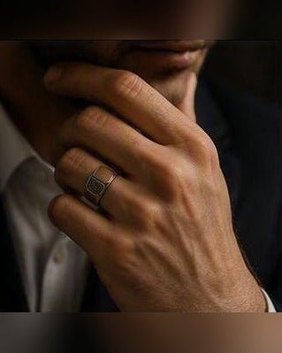 Anello Il Sigillo — Chevalier Argento 925 Uomo | Made in Italy - BDG Accessories