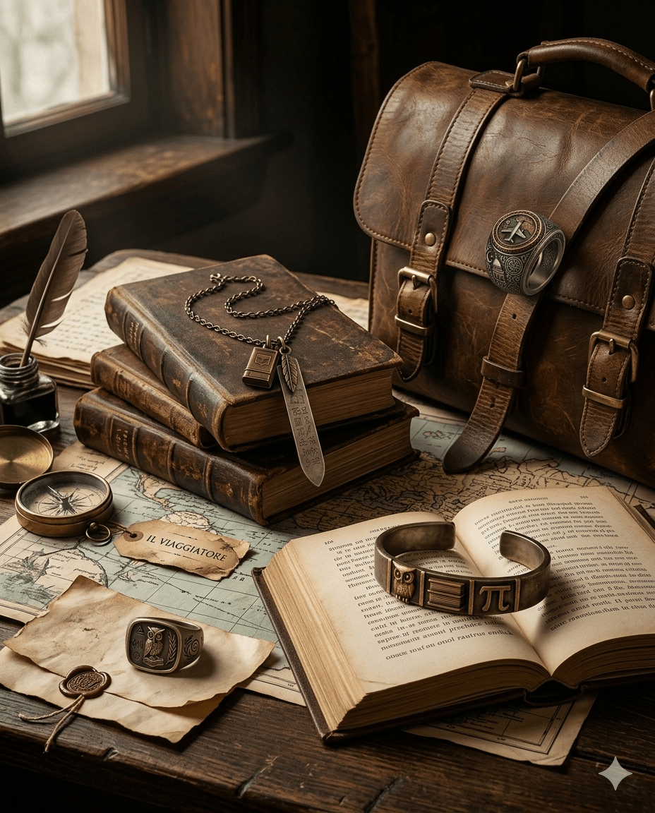 Anello Il Viaggiatore — Chevalier Argento o Bronzo Uomo | Made in Italy - BDG Accessories