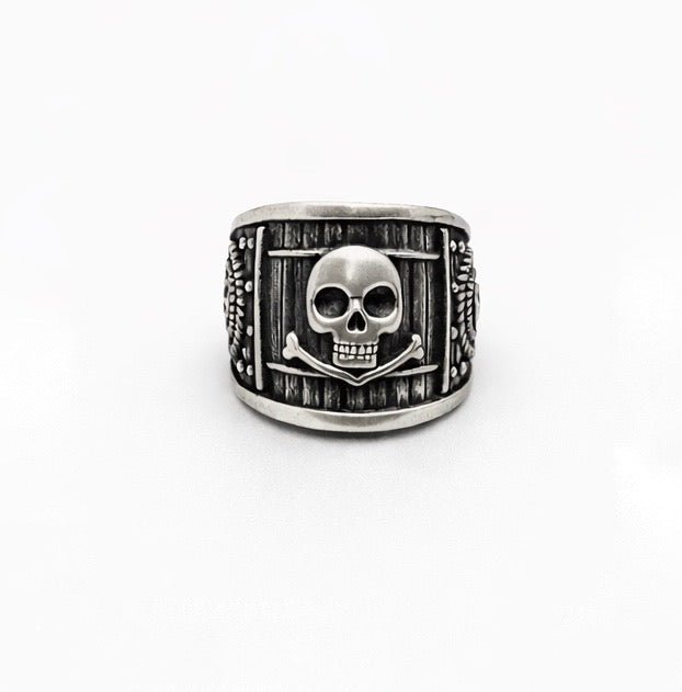Anello Uomo Argento Black Sails: Accessorio da Pirata. - BDG Accessories