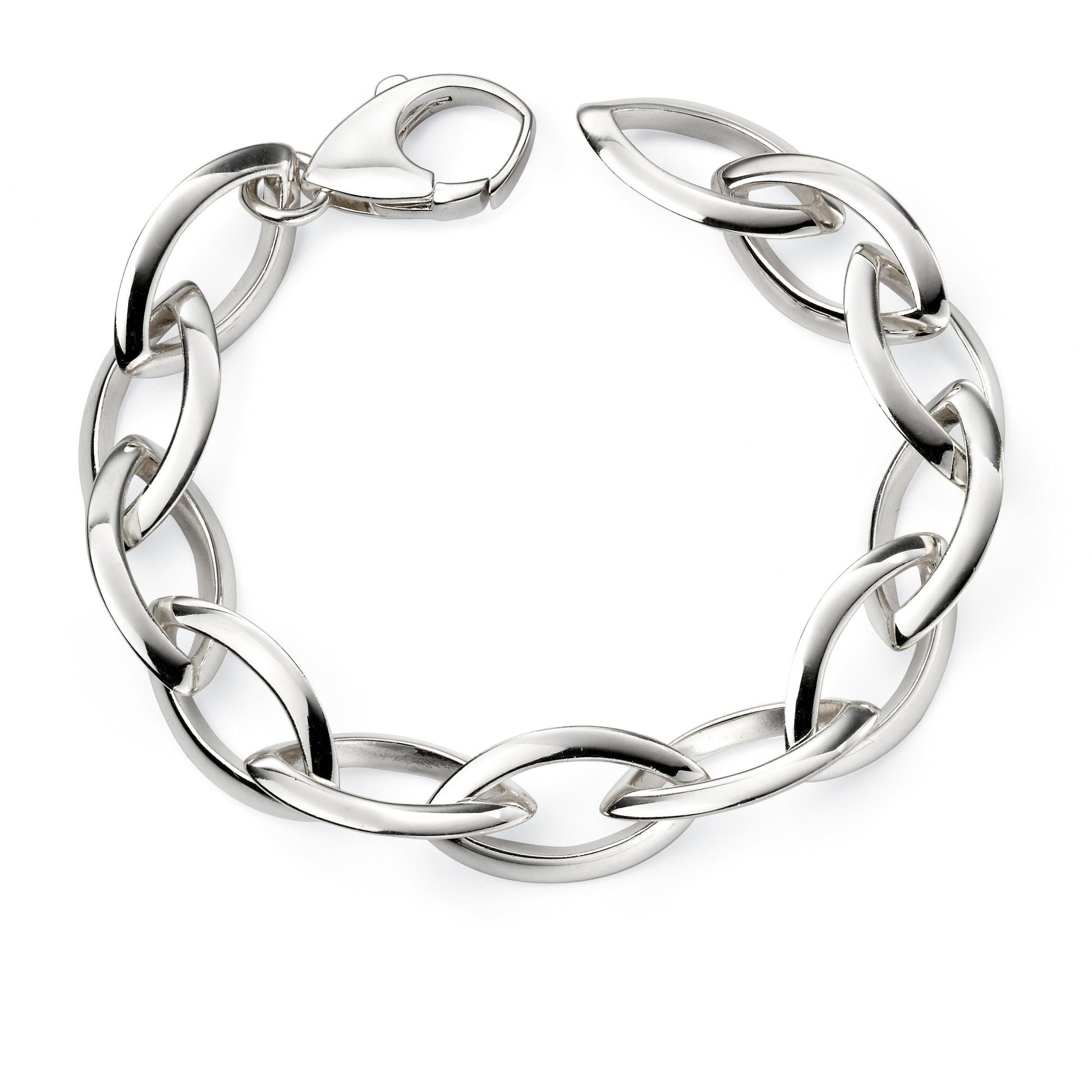BDG Accessories Bracciale A Maglie In Argento Design Elegante - BDG Accessories
