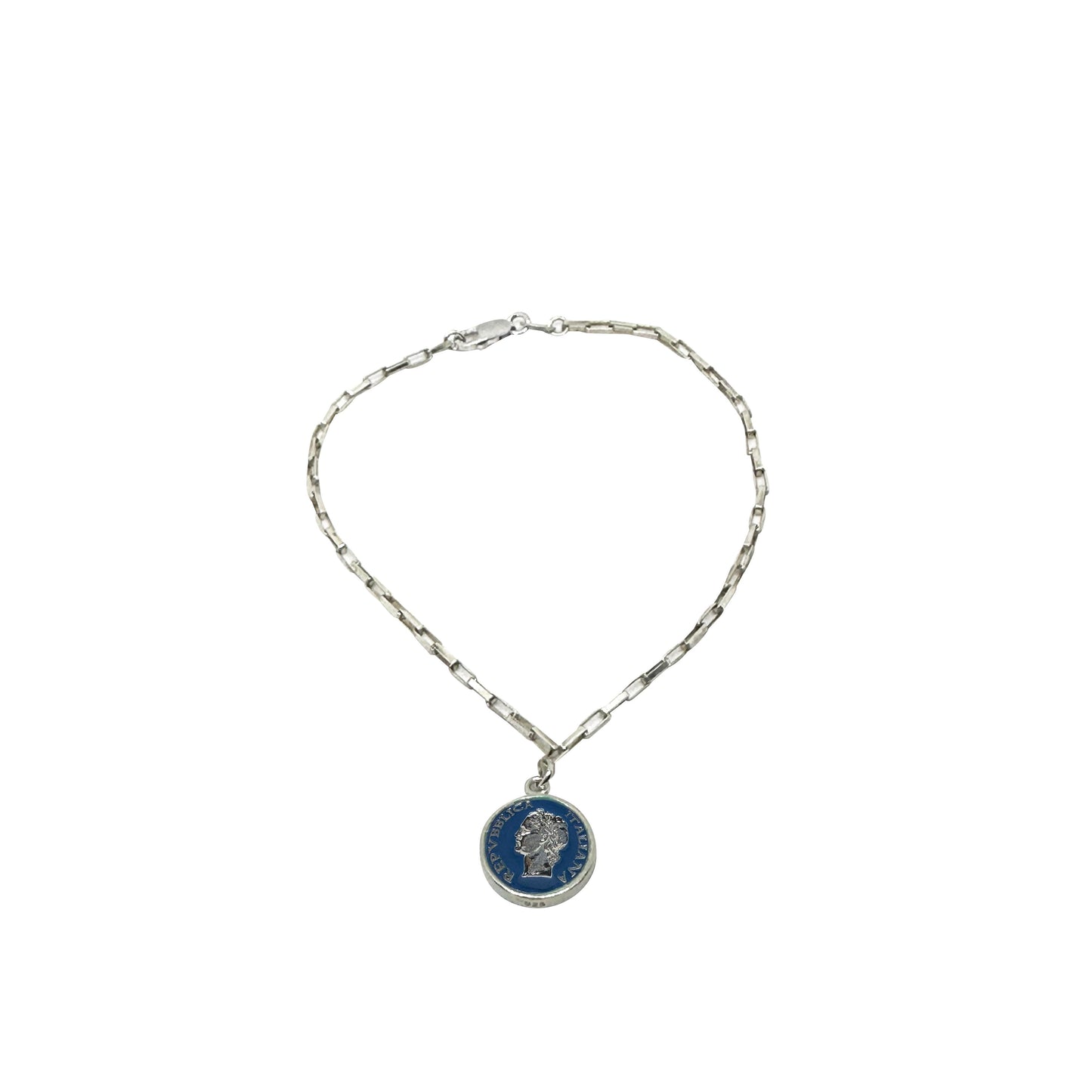 BDG Accessories Bracciale Argento Smalto Dolce Vita Anni 50 Vintage - BDG Accessories