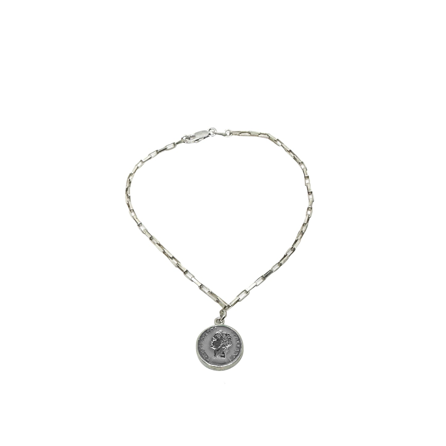 BDG Accessories Bracciale Argento Smalto Dolce Vita Anni 50 Vintage - BDG Accessories