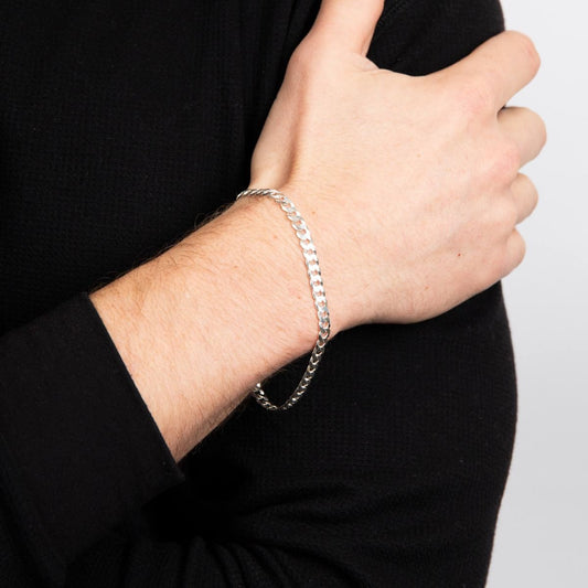 BDG Accessories Bracciale Catena Classica in Argento - BDG Accessories