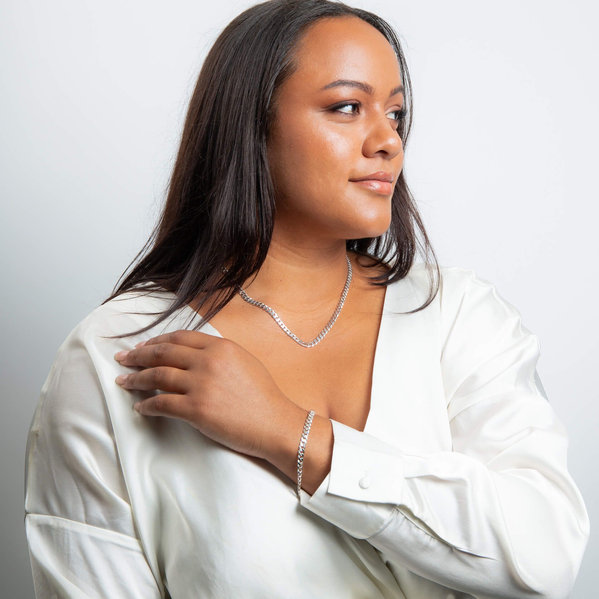 BDG Accessories Bracciale Catena Classica in Argento - BDG Accessories