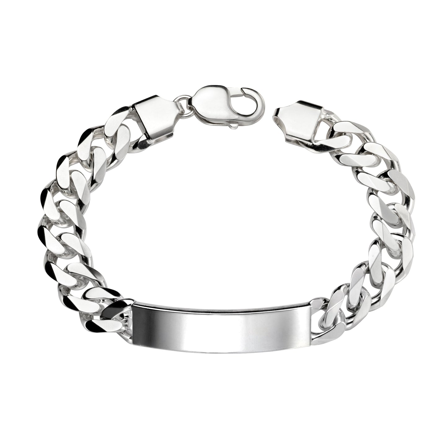 BDG Accessories Bracciale ID Bar Uomo Argento Elegante - BDG Accessories