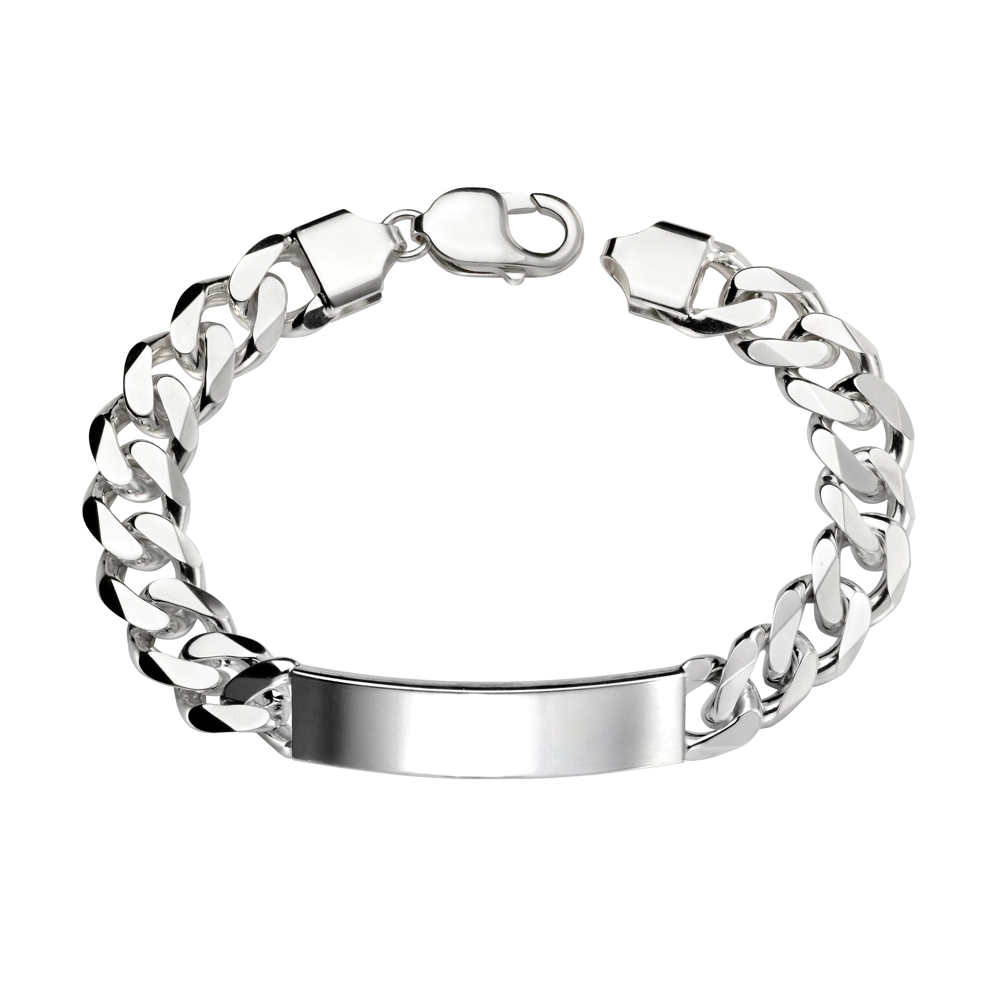 BDG Accessories Bracciale ID Bar Uomo Argento Elegante - BDG Accessories