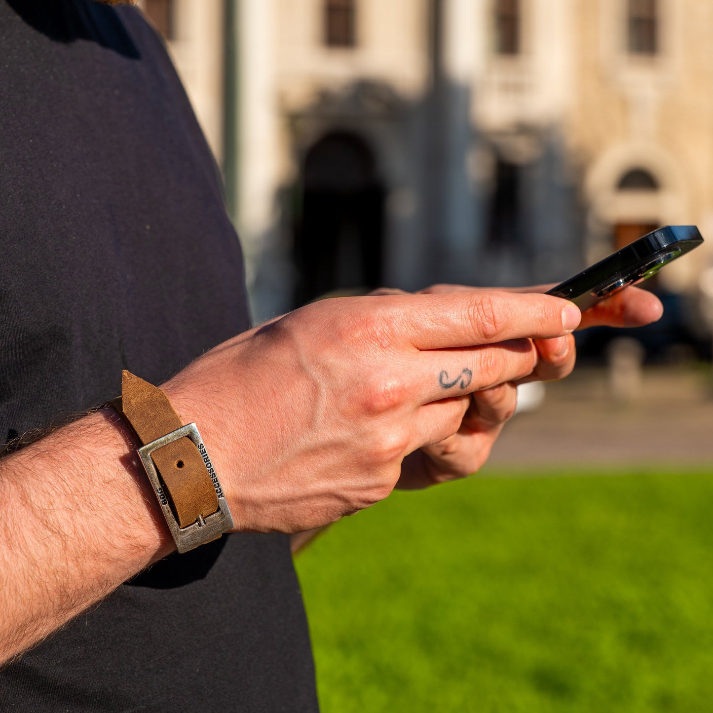 BDG Accessories Bracciale In Cuoio Old Style - BDG Accessories