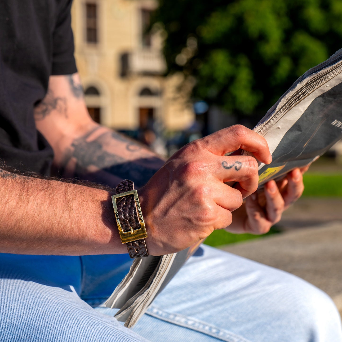 BDG Accessories Bracciale In Cuoio Old Style - BDG Accessories