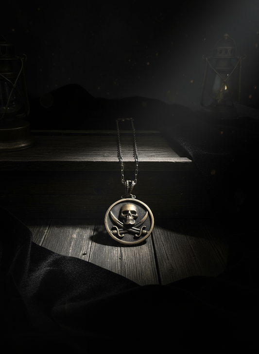 Collana In Argento e Bronzo Black Sails Pirati