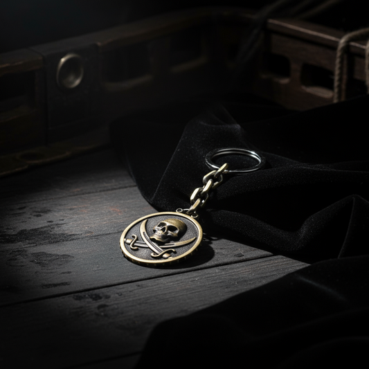 Portachiavi In Argento Black Sails BDG Accessories
