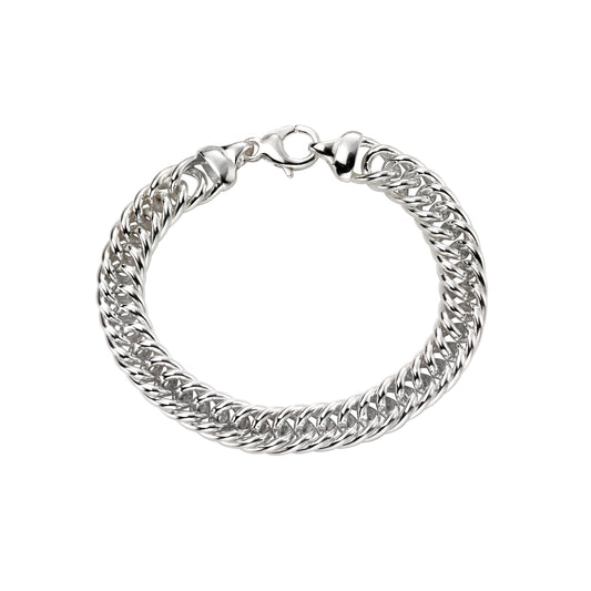 Bracciale a Catena Uomo Argento Elegante - BDG Accessories