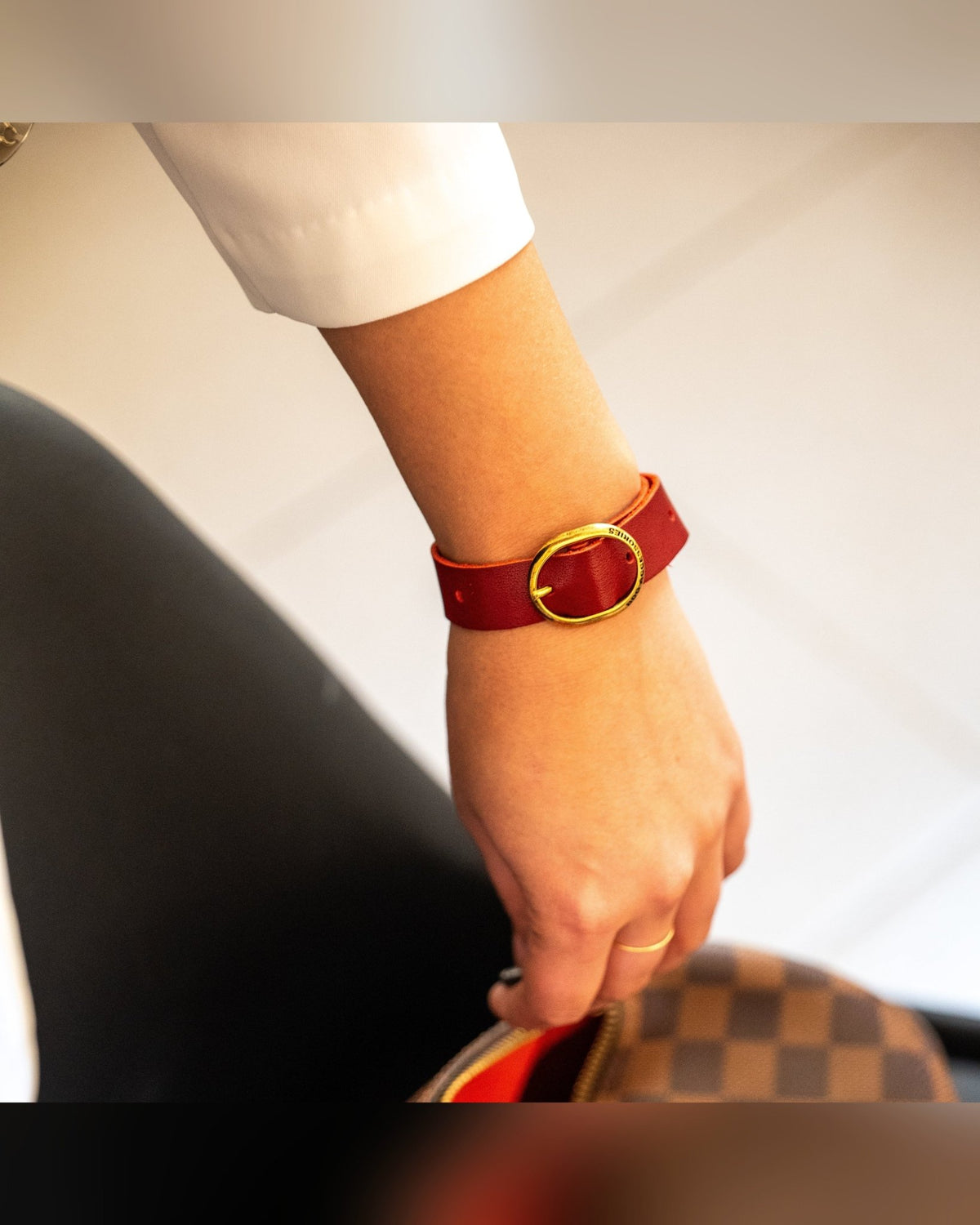 Bracciale Ellipse Elegante Rosso E Celeste | Made in Italy - BDG Accessories