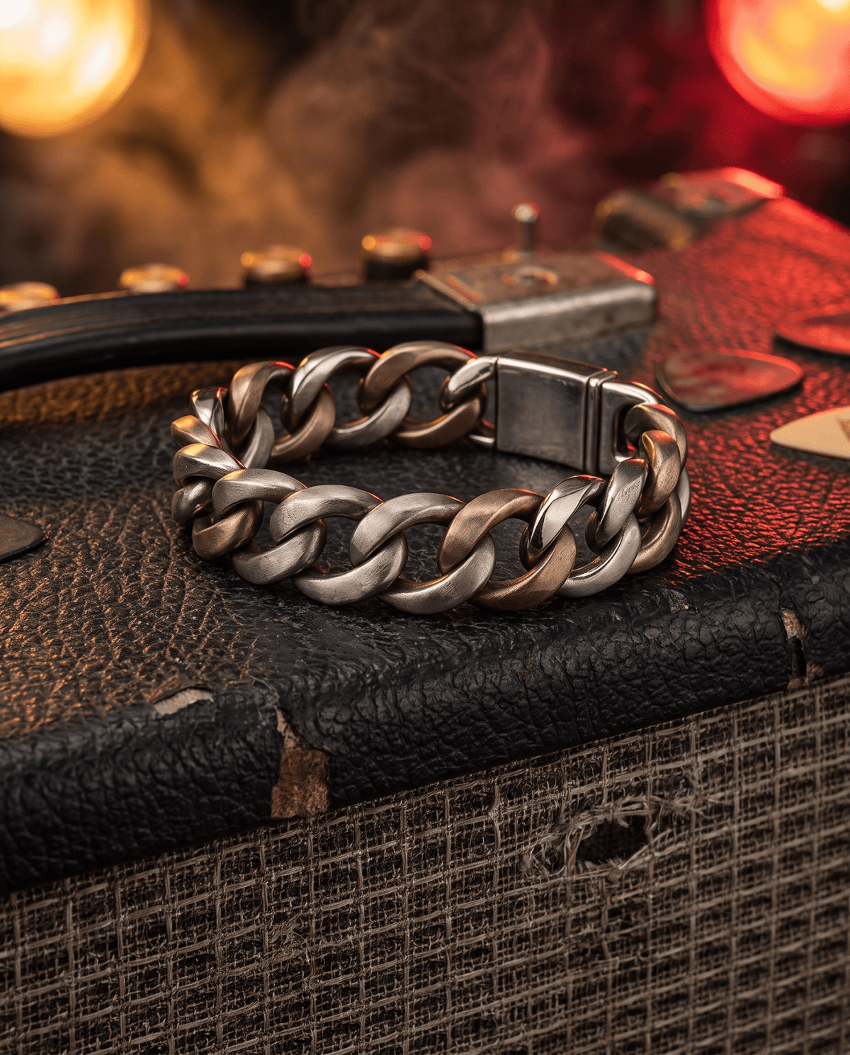 Bracciale Il Guardiano — Argento e Bronzo Uomo | Made in Italy - BDG Accessories